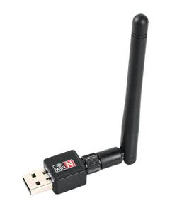 Mini Karta Sieciowa WIFI USB A 150 Mbps czarna AK225C