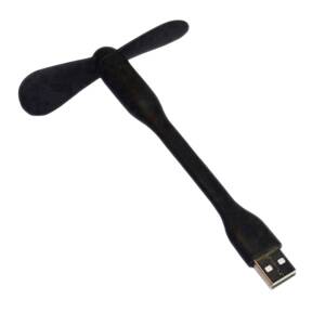 TURYSTYCZNY WIATRACZEK USB Silikonowy czarny AK35G