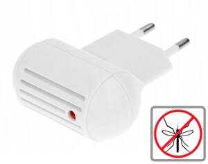 Ultradźwiękowy ODSTRASZACZ Komarów elektroniczny biały AG150
