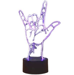 ZD98I NIGHT LAMP 3D HAND