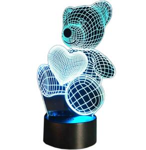 ZD98J NIGHT LAMP 3D BEAR