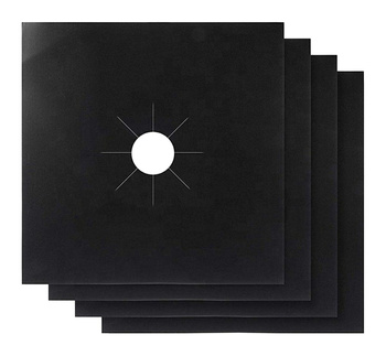 4x MATA na PALNIKI Gazowe Teflonowa 4szt. 27x27cm czarna AG666H 