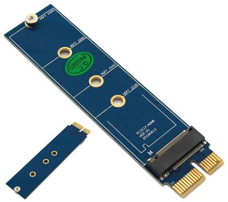 ADAPTER Dysku M.2 NMVe do PCI-E SSD Plug&Play AK249A