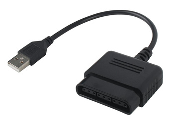 ADAPTER Padów Kontrolerów z PS2 do PS3 i PC czarny AK117B