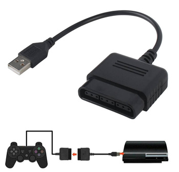 ADAPTER Padów Kontrolerów z PS2 do PS3 i PC czarny AK117B