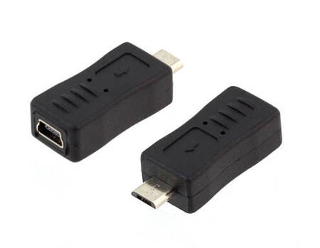 AK216 PRZEJŚCIÓWKA MINI USB NA MICRO USB MALE