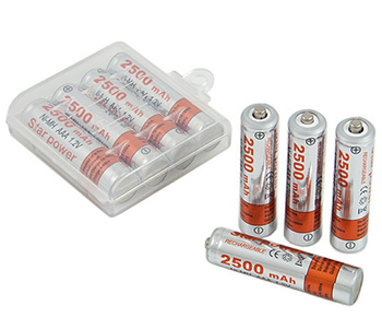 AKUMULATORKI AAA Star Power NI-MH 2500mAh 4 sztuki BC53