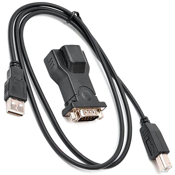 Adapter z USB do RS232 Przejściówka 60cm czarna AK50 