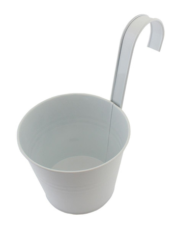 DONICZKA Balkonowa z Uchwytem Duża 16cm biała AG691D 