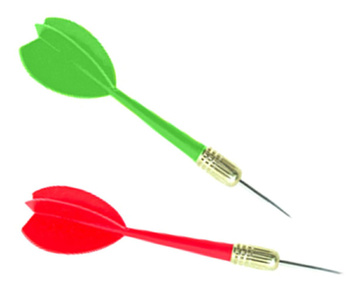 DWUSTRONNA TARCZA do Darta Gra 24cm + Rzutki AG144D 