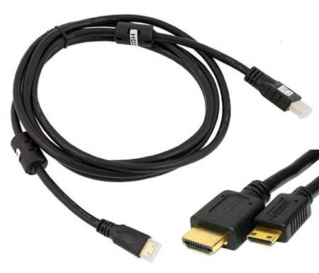 HD21 KABEL HDMI - MINI HDMI 1.4B 2M GOLD