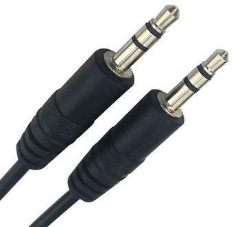 KABEL Audio MiniJack 3,5mm 100cm czarny AK293A