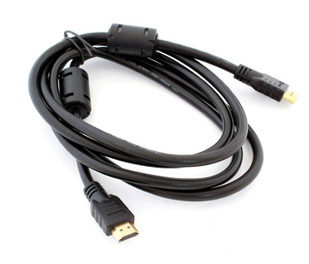 KABEL HDMI-HDMI v1.4 + ETHERNET 19PIN 200cm czarny Gold HD2 