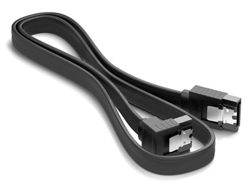 KABEL Kątowy w standardzie SATA III-SATA III 40 cm czarny AK121A