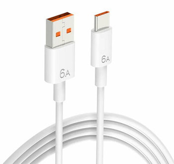 KABEL USB TYP-C TELEFON Uniwersalny 100cm biały KK21K 