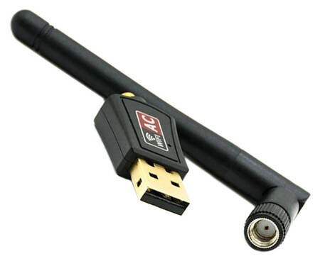 KARTA Sieciowa WIFI USB AC Dualband 600Mbs czarny AK225B