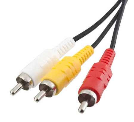 Kabel Audio-Video 3x RCA do PS1 PS2 PS3 180cm PSP28