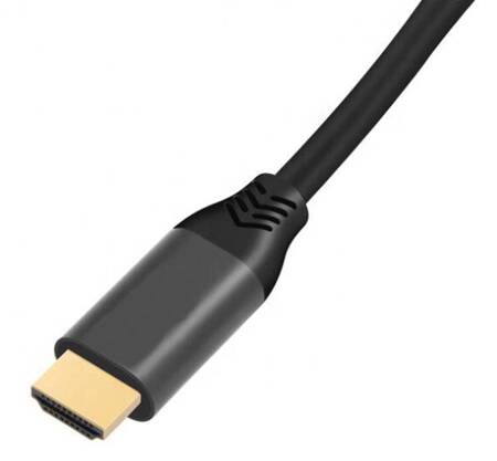 Kabel HDMI-HDMI 2.1 19-pin 8K UHD 150cm czarny HD40B 