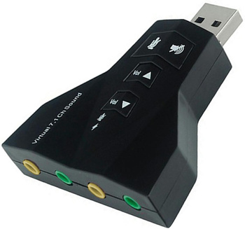 Karta Muzyczna USB z Systemem Virtual 7.1CH AK103D