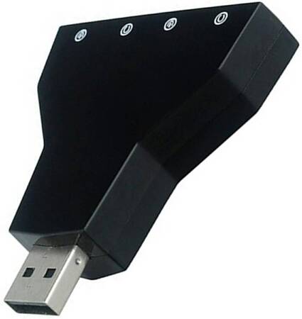 Karta Muzyczna USB z Systemem Virtual 7.1CH AK103D