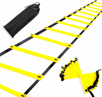 Koordynacyjna DRABINKA Treningowa Mini Zestaw Piłkarski 600cm AG920  