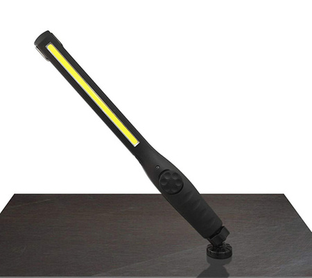 LAMPA Warsztatowa LED COB Doświetlająca czarna 8W AG121H