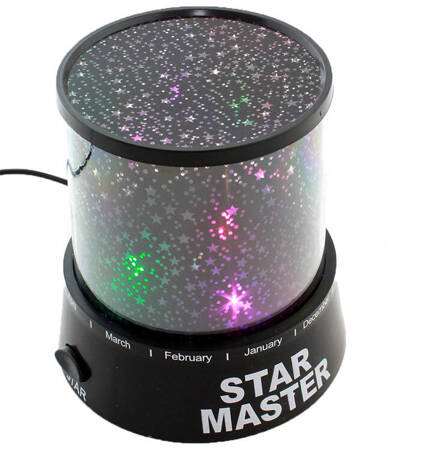 LAMPKA Nocna z  Projektorem Gwiazd Star Master AG129A