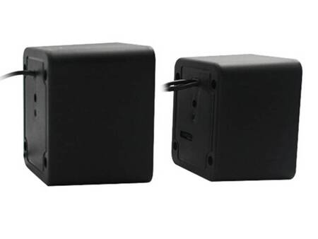 Mini GŁOŚNIKI Komputerowe Stereo 2x3W USB czarno-białe ZS35 