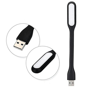 Mini LAMPKA USB do Laptopa PC LED 1,8x16cm czarna ZD58 