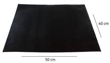 Nieprzywieralna MATA TEFLONOWA na Grilla 40x50cm czarna AG666I 