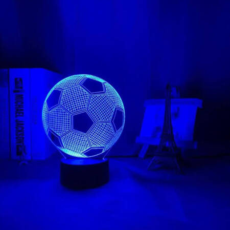 Nocna LAMPKA LED w kształcie Piłki Nożnej 0,5W ZD98 