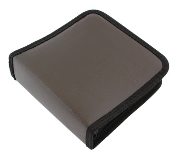 ORGANIZER NA PŁYTY ETUI na 40 płyt POKROWIEC DVD CD brązowy AG429B