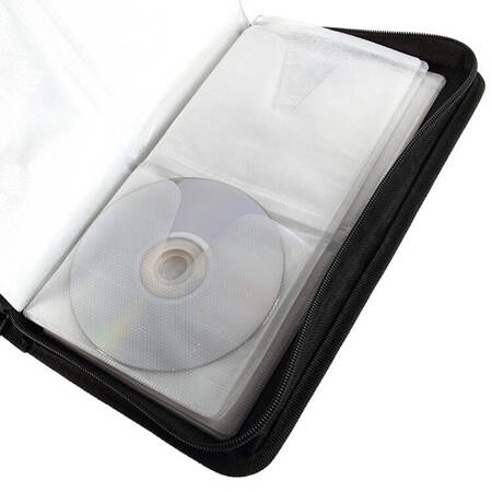 ORGANIZER na Płyty DVD CD ETUI na 80 płyt POKROWIEC czarny AG428