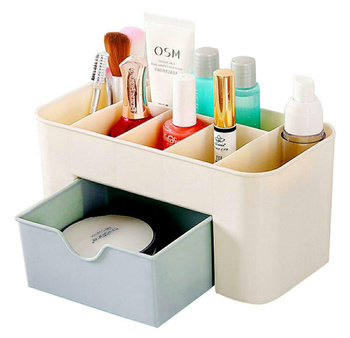 ORGANIZER z SZUFLADĄ na KOSMETYKI BIŻUTERIĘ 23x11x10,5cm AG605H