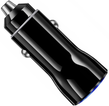 PLS34D ŁADOWARKA SAMOCHODOWA 2 X USB 3.0 CZARNA