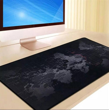 PODKŁADKA pod KLAWIATURĘ MYSZ Komputerową Mapa Świata 80x30cm AK135B 