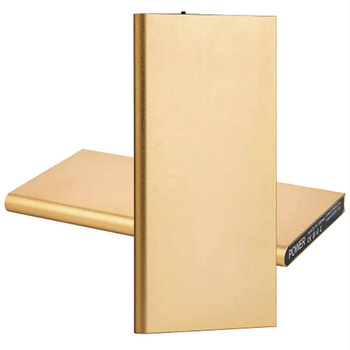 POWERBANK 20000mAh 3,7V SLIM + latarka LED złoty US13C