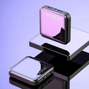 POWERBANK z Wyświetlaczem Latarką 2 porty USB-A 4800mAh czarny US15