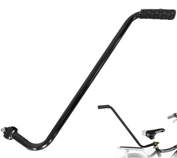 PROWADNIK DO ROWERU Pchacz do Nauki Jazdy na Rowerze Dla Dzieci 65cm czarny AG501 
