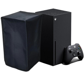 PRZECIWPYŁOWA OSŁONA do KONSOL XBOX X pionowa 16x16x30cm czarna KX17