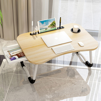 STOLIK POD LAPTOP SKŁADANY DREWNIANY śniadaniowy 60x40 cm SL11D 