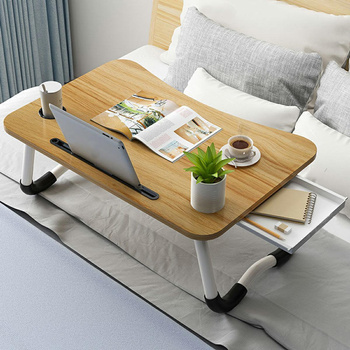 STOLIK POD LAPTOP SKŁADANY DREWNIANY śniadaniowy 60x40 cm SL11D 
