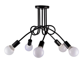 SUFITOWA LAMPA Typu PAJĄK Żyrandol 5 Ramion E27 60W ZD74A 