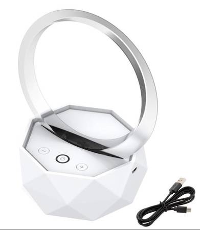 Stereofoniczny GŁOŚNIK Bluetooth Koszyk 3W RGB Przenośny biały ZS45E 
