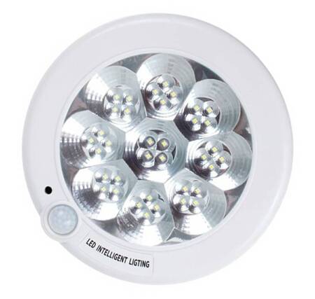 Sufitowa LAMPA LED Plafon z czujnikiem 21cm 8W ZD55A 