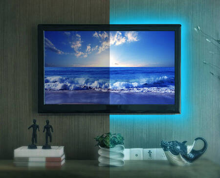 TAŚMY LED do Podświetlania Telewizora TV zestaw 4x 50cm RGB ZD4D