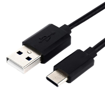 Uniwersalny KABEL USB C Przewód 100cm czarny KK21T