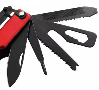 Uniwersalny MULTITOOL Survivalowy Zestaw Narzędzi 17w1 AG777