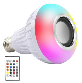 ŻARÓWKA DYSKOTEKOWA z Głośnikiem BLUETOOTH E27 RGB LED ZD7G