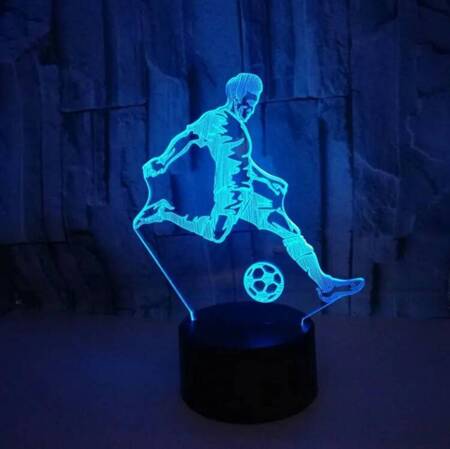 ZD98K NIGHT LAMP 3D FOOTBALL PLAYER     